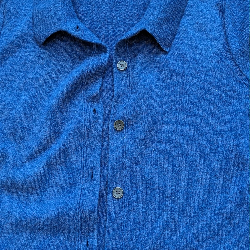 Wool button down cardigan/shirt - Picture 3 of 8